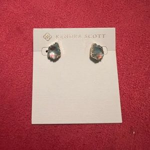 Kendra Scott Tessa Earrings Gold/Dichroic Glass